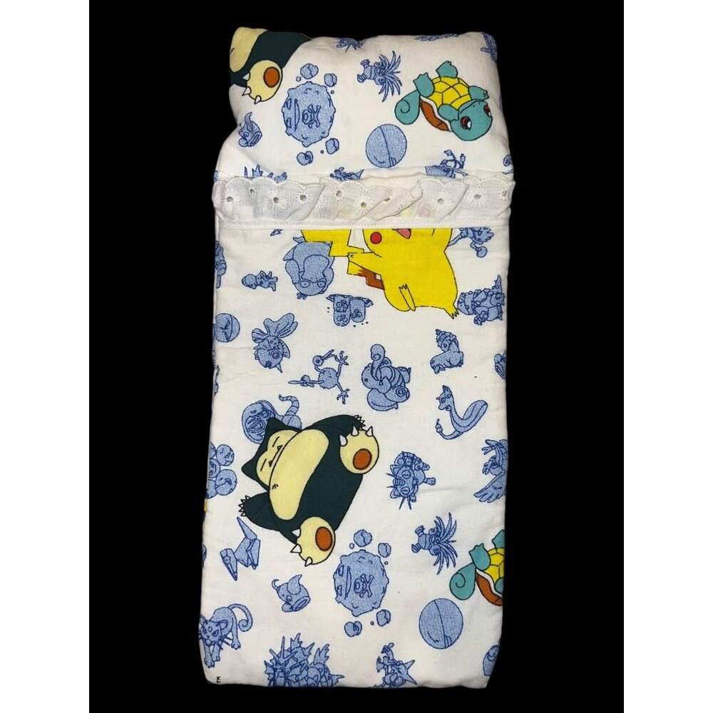 Vintage Homemade 1990s Beanie Baby/Doll‎ Sleeping Bag Pokemon 1998 13” Long